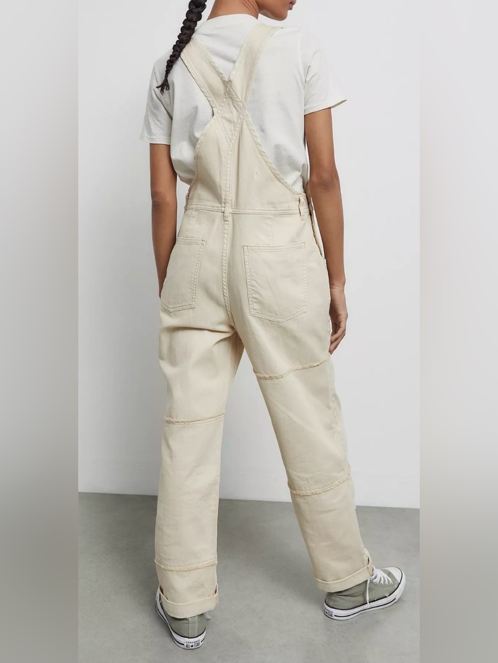 Urban Outfitters UO Ezra Crochet Patchwork Overall Size S-p - Picture 8 of 17